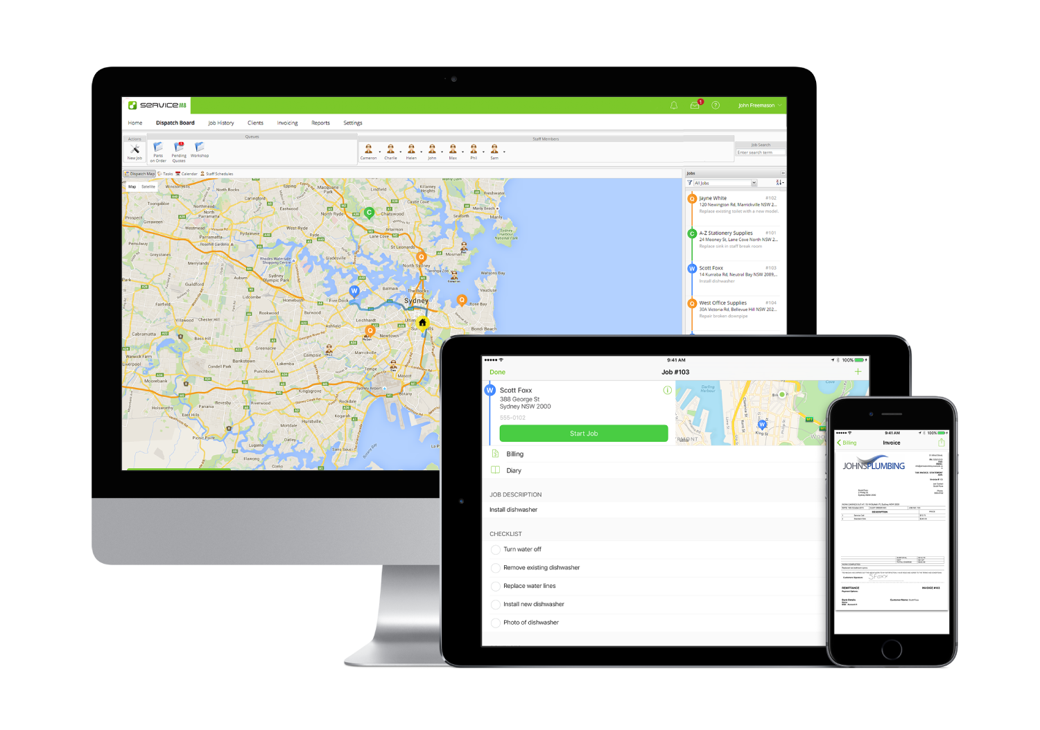 ServiceM8 Field Service Software